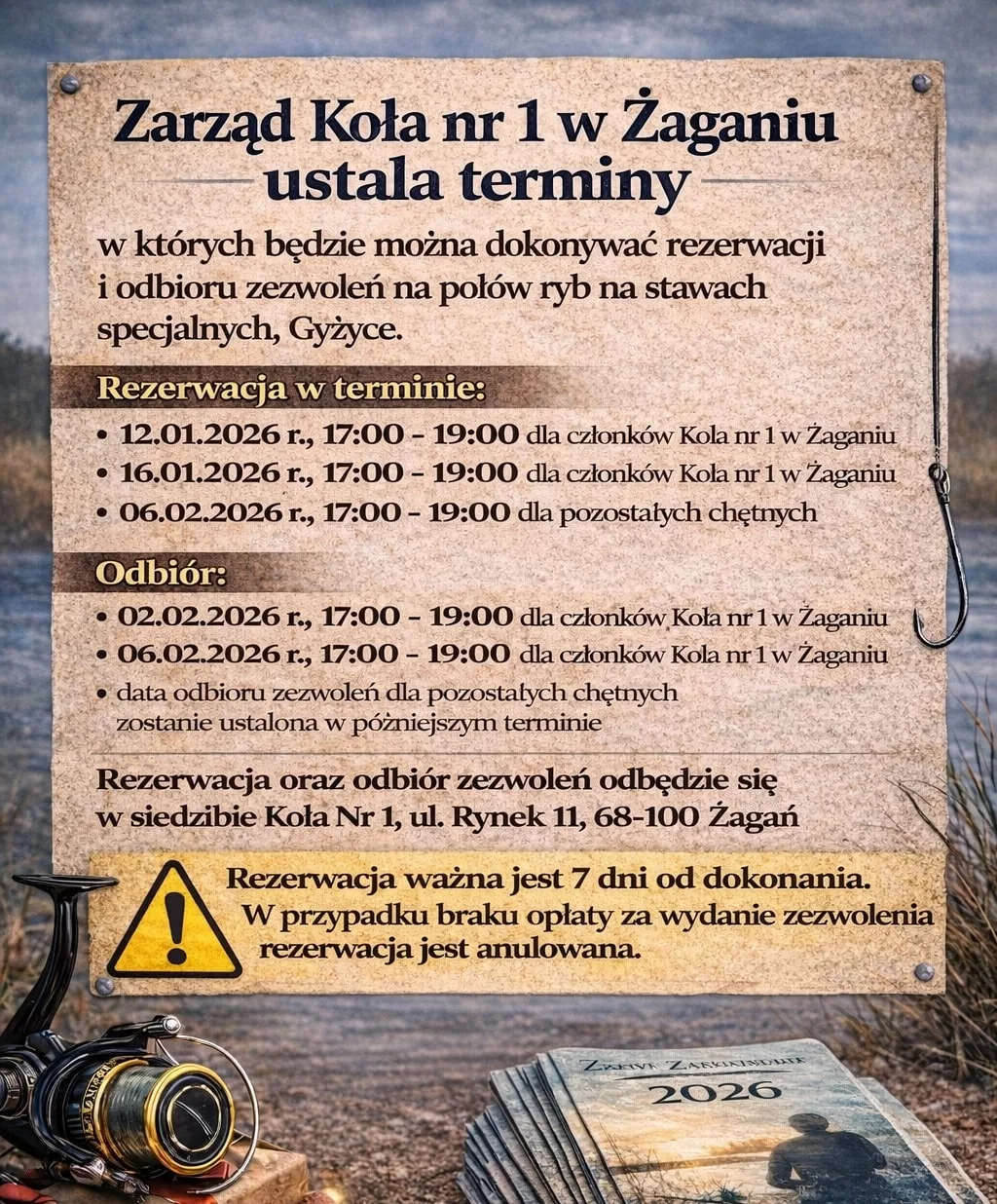 Rusza sprzedaż zezwoleń na Łowisko Specjalne Gryżyce!