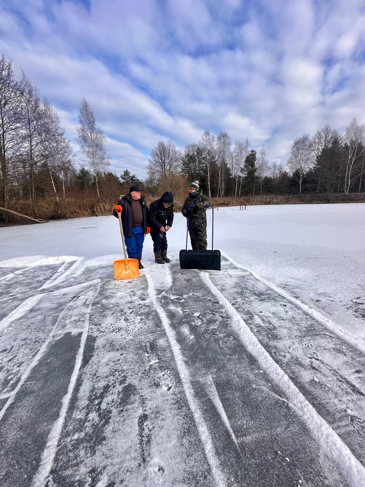 Prace na Łowisku Gryżyce